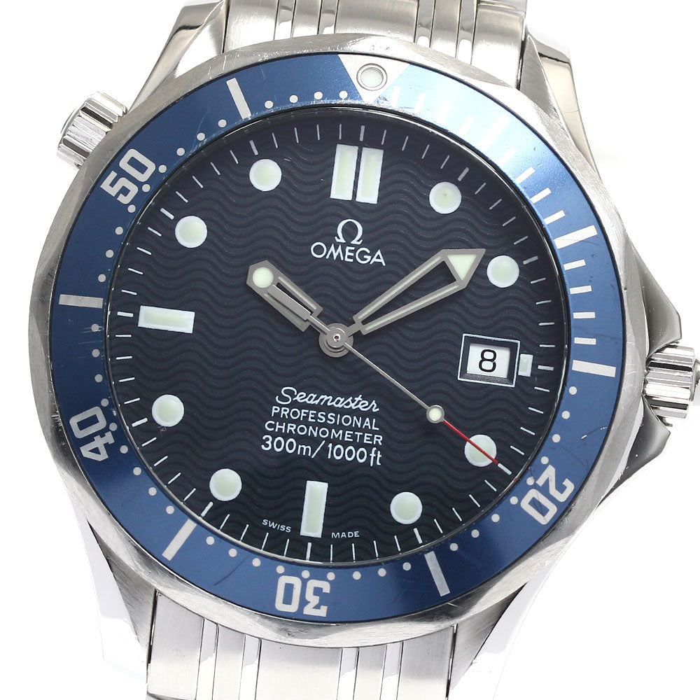 OMEGA Seamaster300 2531.80 Date Navy Dial Automatic Men's Watch_887170