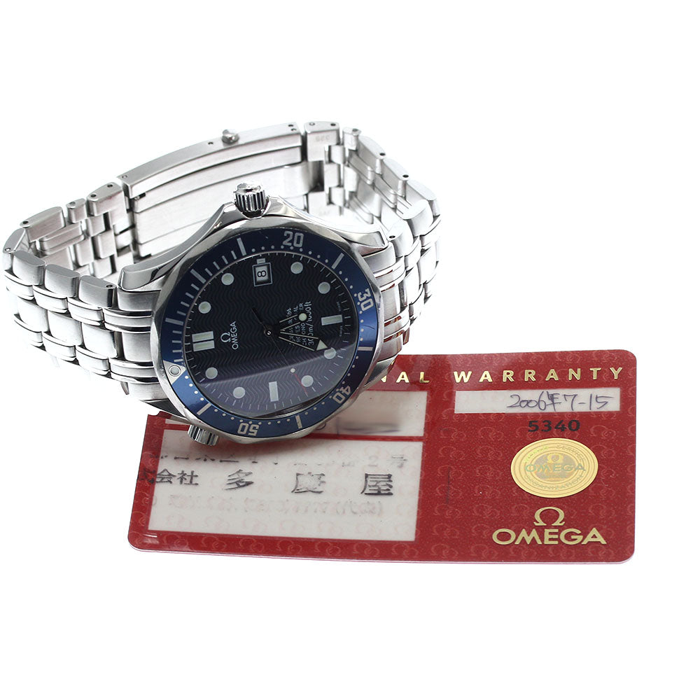 OMEGA Seamaster300 2531.80 Date Navy Dial Automatic Men's Watch_887170