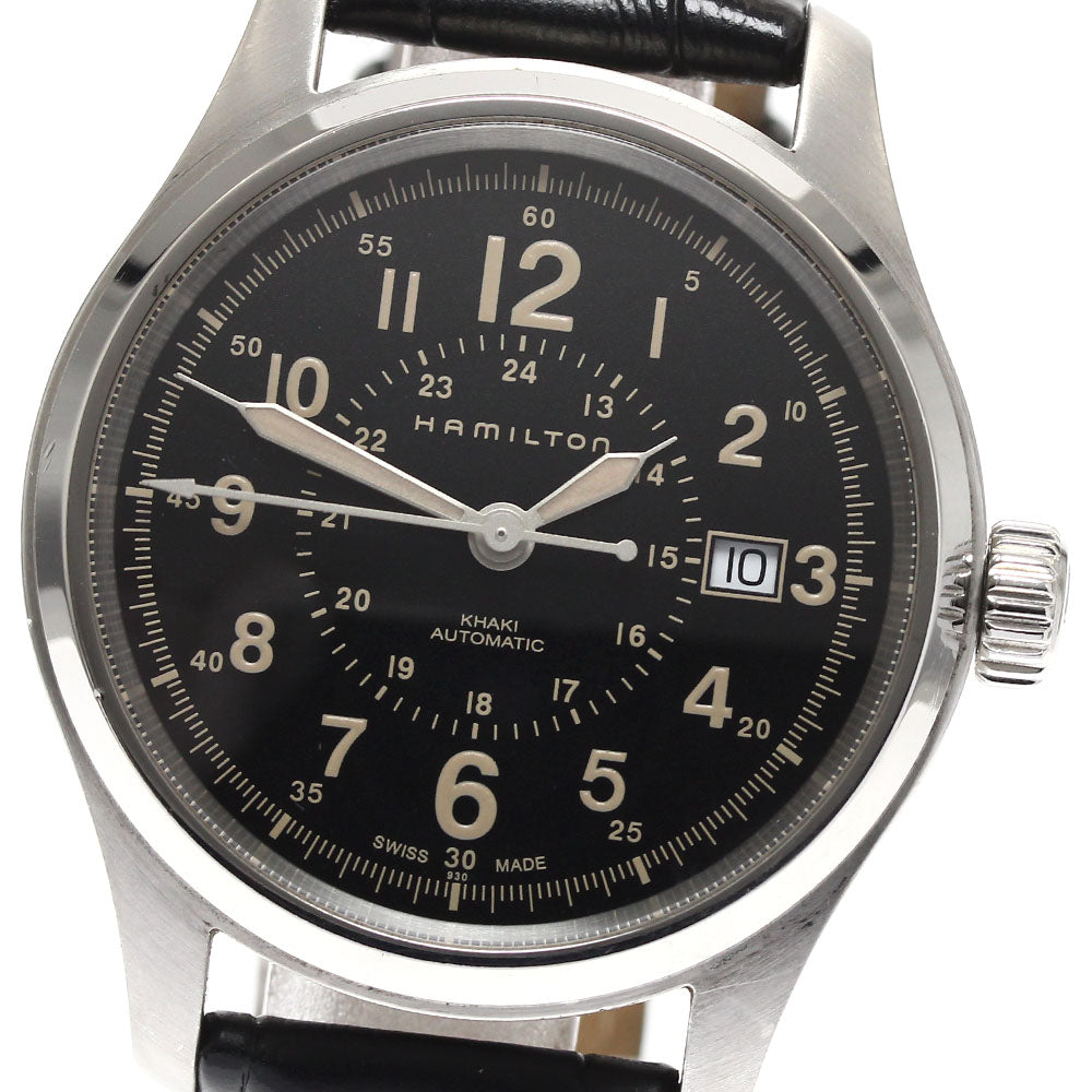 HAMILTON Khaki field H705950 Date black Dial Automatic Men's Watch_887176