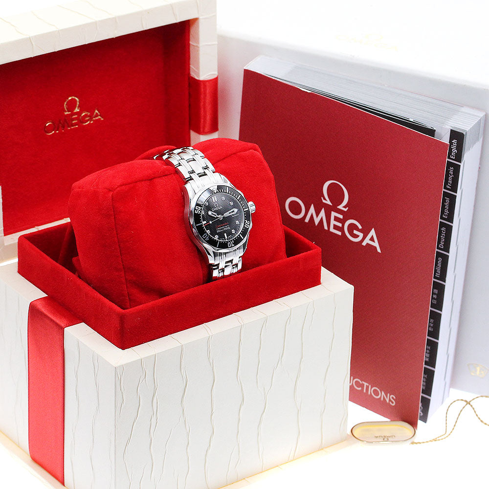 OMEGA Seamaster300 212.30.28.61.51.001 8P diamond Quartz Ladies Watch_887179