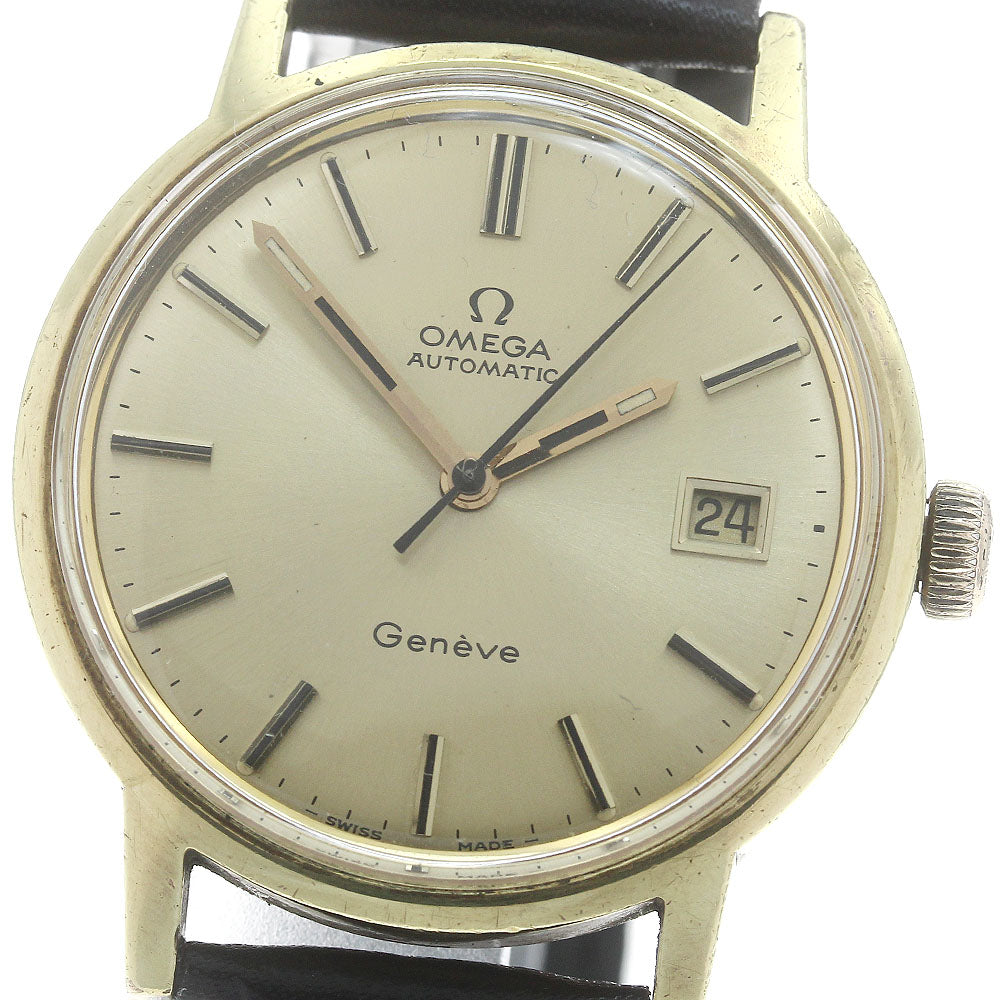OMEGA Geneve Date Cal.1481 gold Dial Automatic Men's Watch_887183