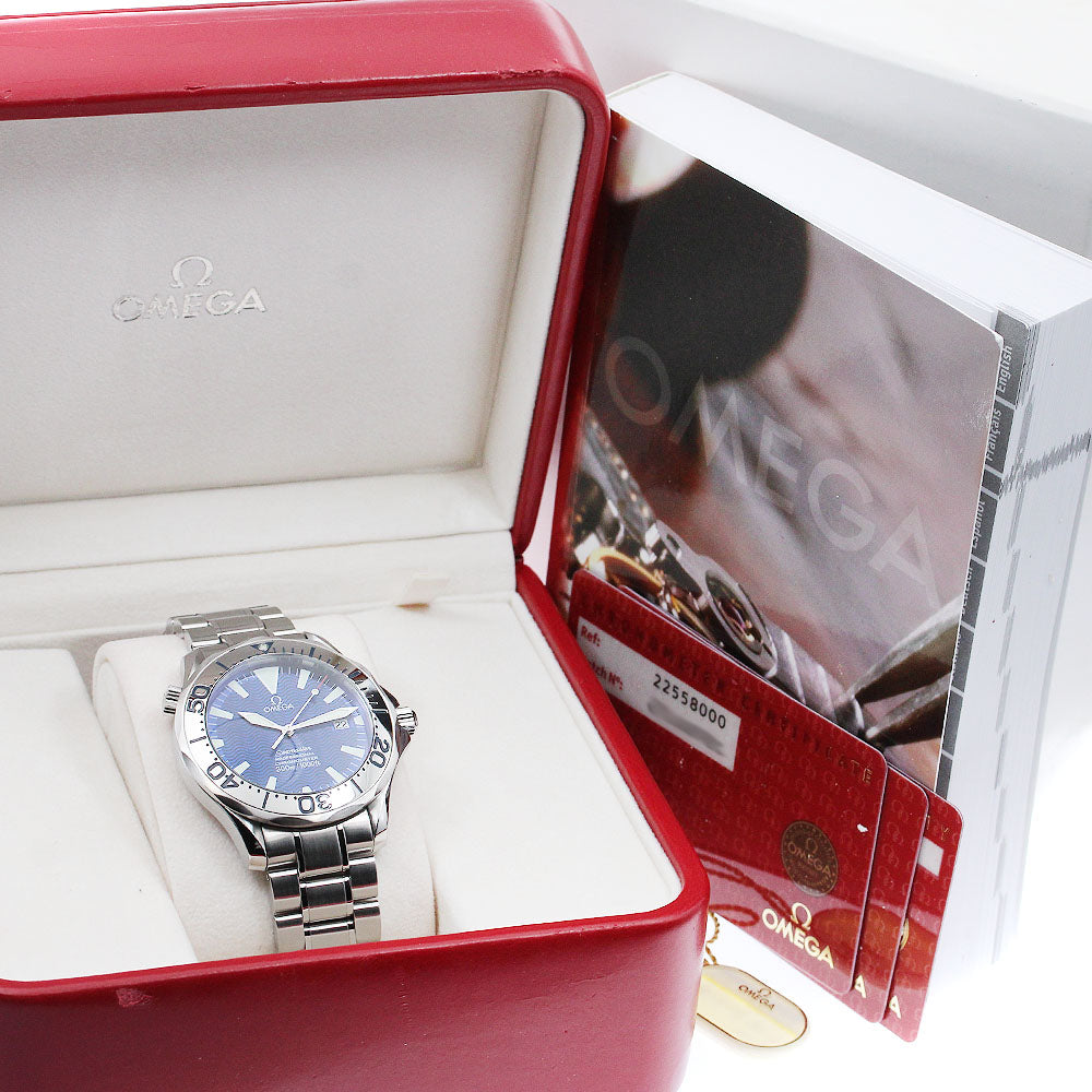 OMEGA Seamaster300 2255.80 Date blue Dial Automatic Men's Watch_887185