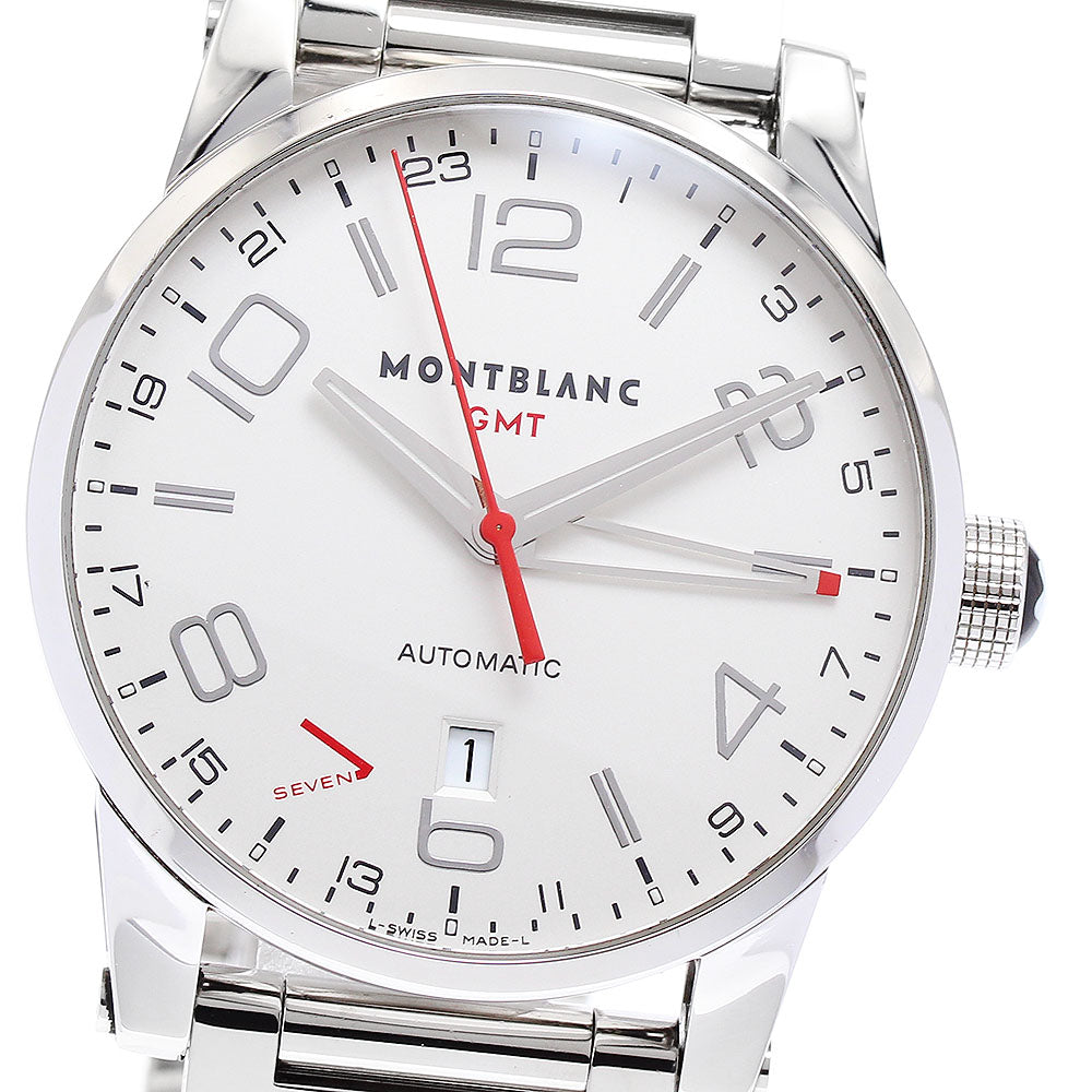 MONTBLANC Time walker 7081/U0106450 GMT white Dial Automatic Men's Watch_887205