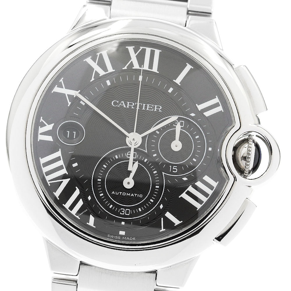 CARTIER Baron Blue LM W6920025 Chronograph gray Dial Automatic Men's _887208