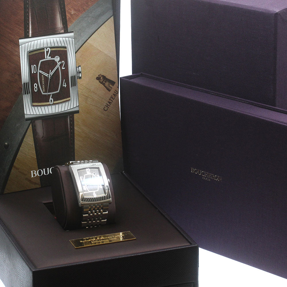 Boucheron Reflechateau Latour WA009219 Brown Dial Automatic Men's Watch_887217