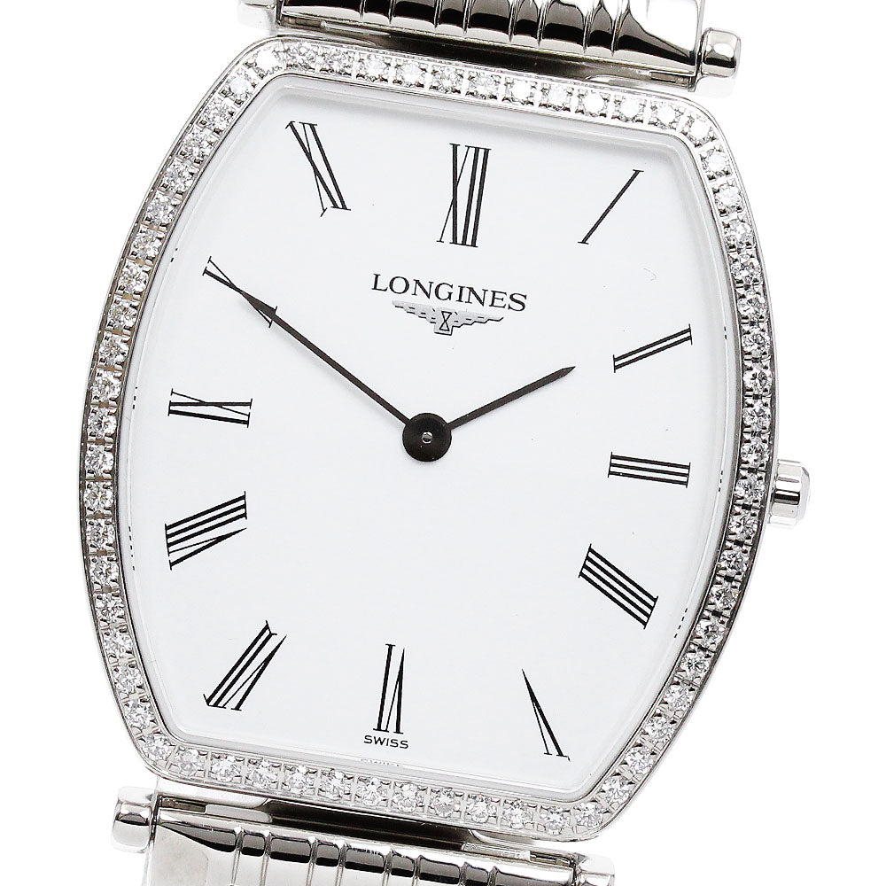 LONGINES La Grande Classic L4.788.0 Diamond Bezel Quartz Men's Watch_887226