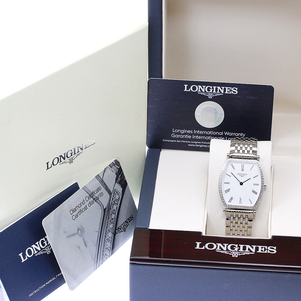 LONGINES La Grande Classic L4.788.0 Diamond Bezel Quartz Men's Watch_887226