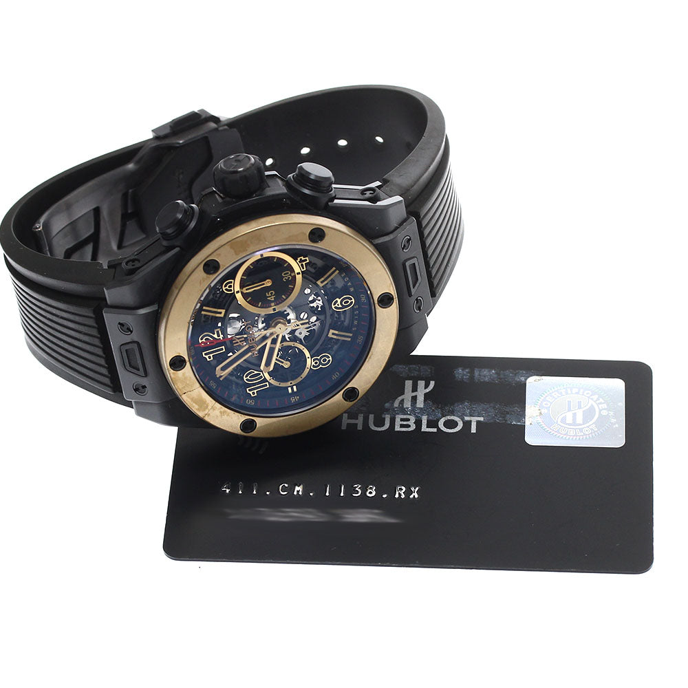 HUBLOT Big Bang Unico Magic Gold 411.CM.1138.RX Chronograph black Dial Automatic Men's Watch_887235