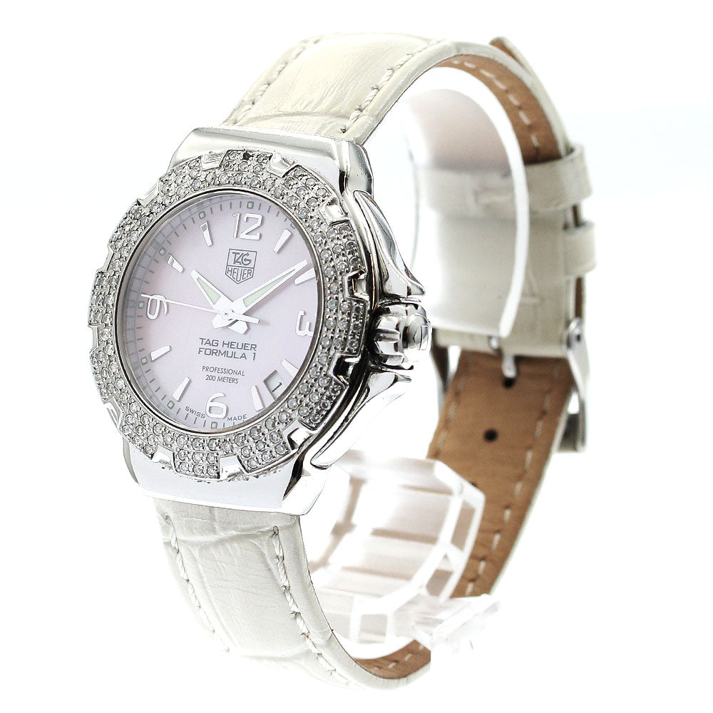 TAG HEUER Formula 1 Glamor Diamond WAC1216 Pink shell Dial Quartz Ladies Watch_887248