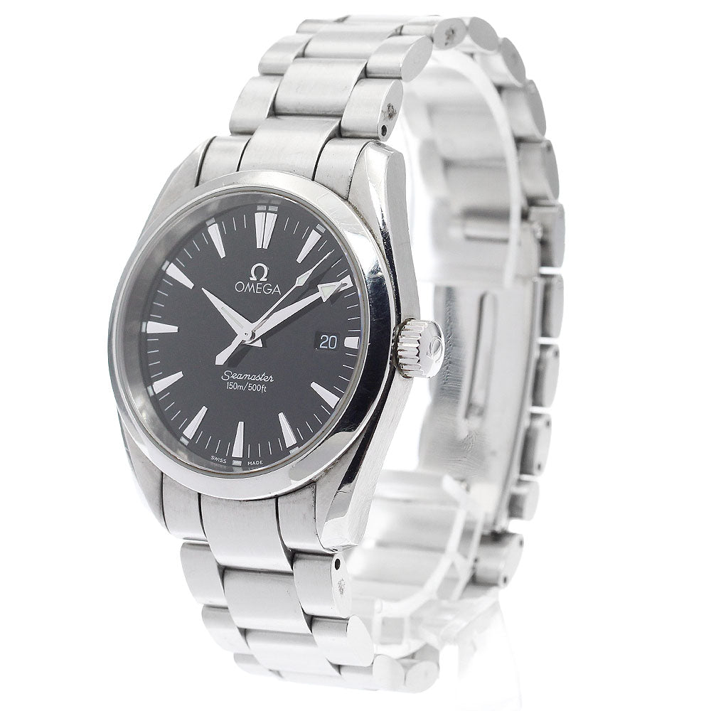 OMEGA Seamaster Aqua Terra 2518.50 Date black Dial Quartz Boy's Watch_887268