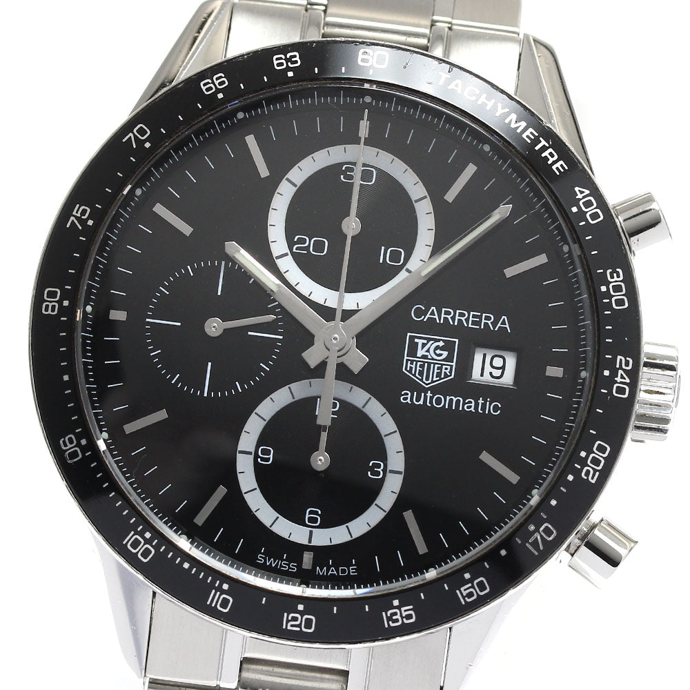 TAG HEUER Carrera CV2010-3 Chronograph black Dial Automatic Men's Watch_887275