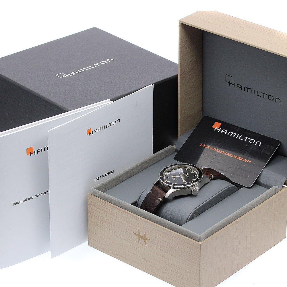 HAMILTON Khaki Aviation Pilot Paoinia H762050 Automatic Men's Watch_887292