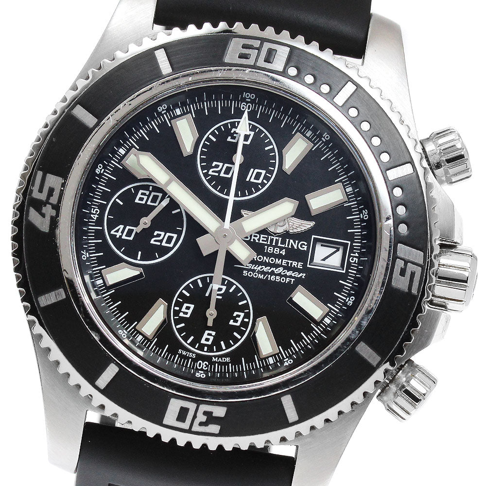 BREITLING Super Ocean A13341 Chronograph black Dial Automatic Men's Watch_887302