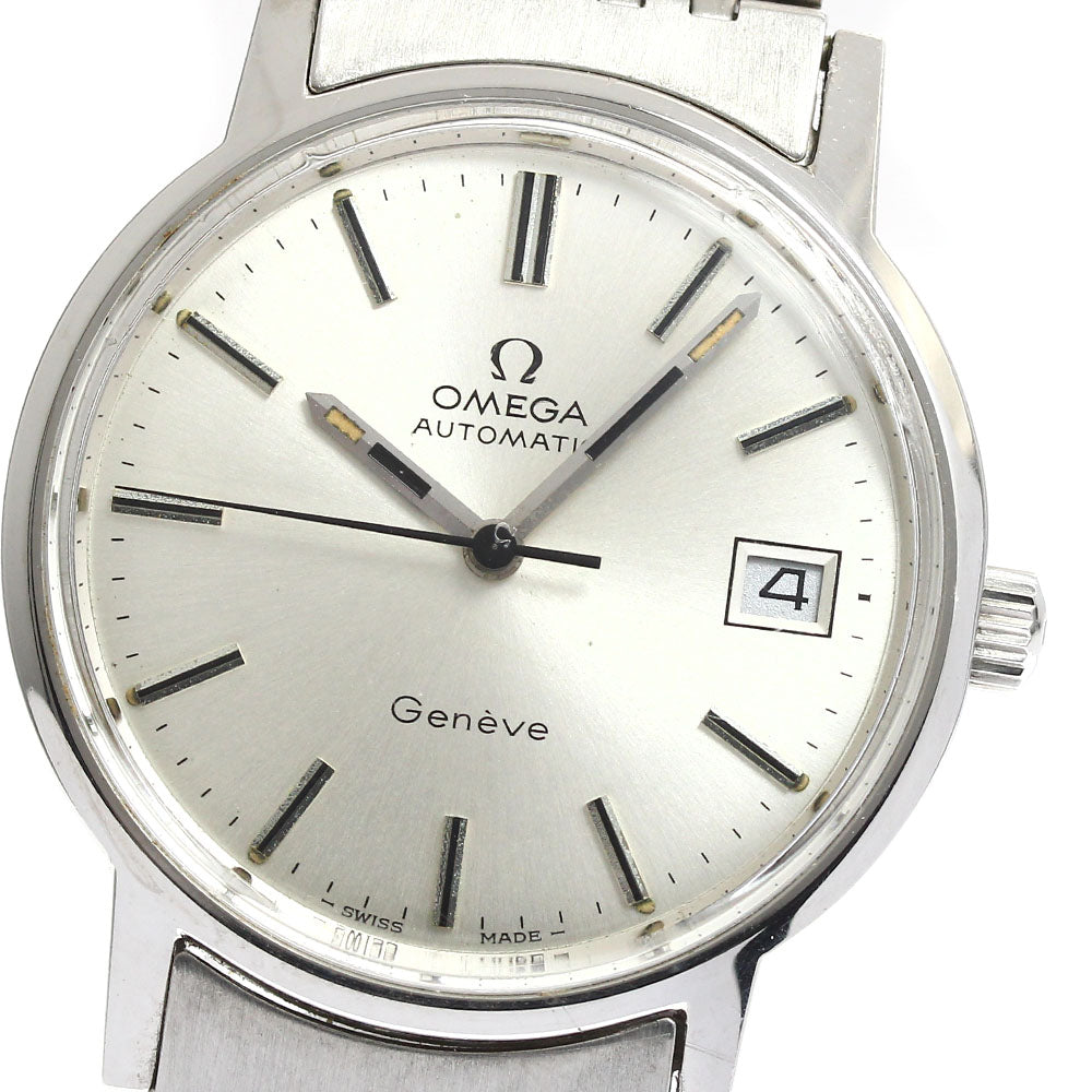 OMEGA Geneve 166.0163 Date Cal.1012 Silver Dial Automatic Men's Watch_887305