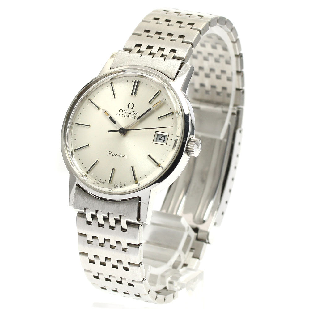 OMEGA Geneve 166.0163 Date Cal.1012 Silver Dial Automatic Men's Watch_887305