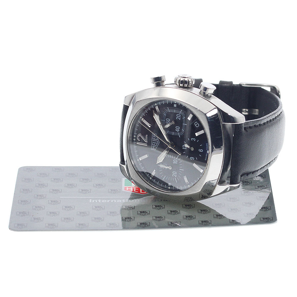 Heuer Monza CR2110 Date Chronograph black Dial Automatic Men's Watch_887315