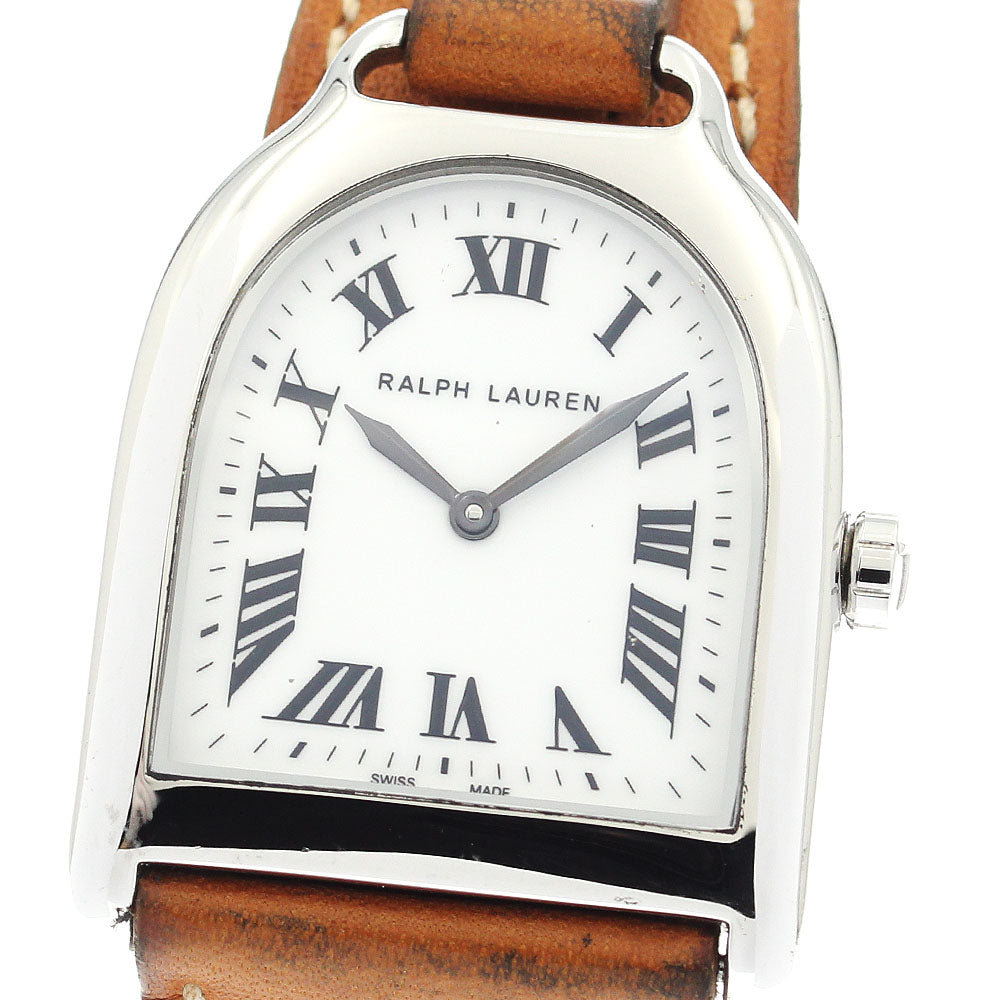 RALPH LAUREN Stirrup Small R0010700 white Dial Quartz Ladies Watch_887336