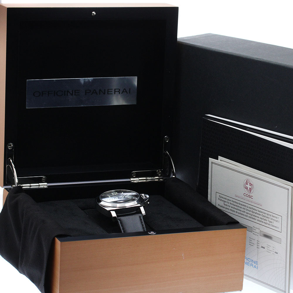 PANERAI Luminor Marina Logo Acciaio PAM01005 Hand Winding Men's Watch_887355