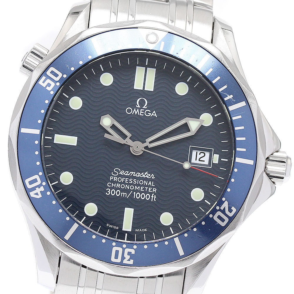 OMEGA Seamaster300 2531.80 Date Navy Dial Automatic Men's Watch_887381