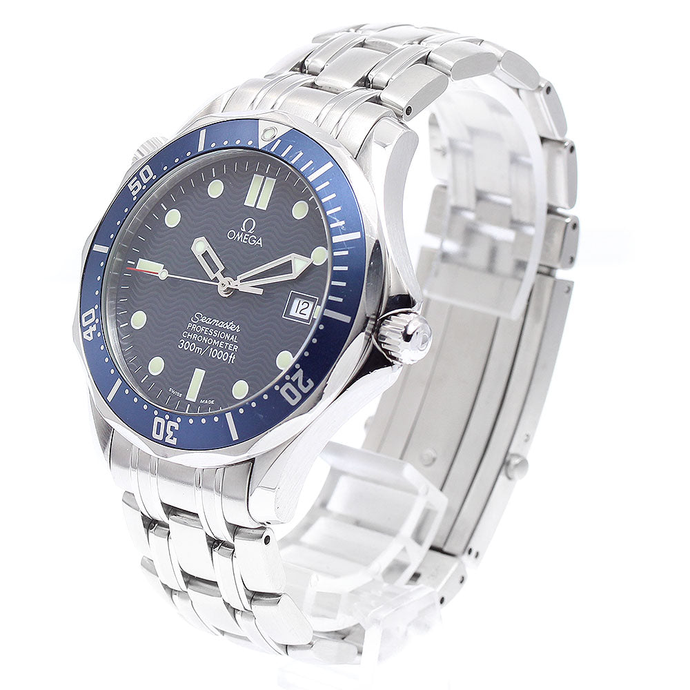 OMEGA Seamaster300 2531.80 Date Navy Dial Automatic Men's Watch_887381