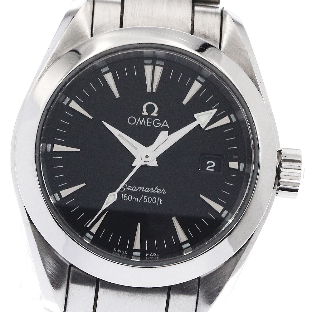 OMEGA Seamaster Aqua Terra 2577.50 Date black Dial Quartz Ladies Watch_887385