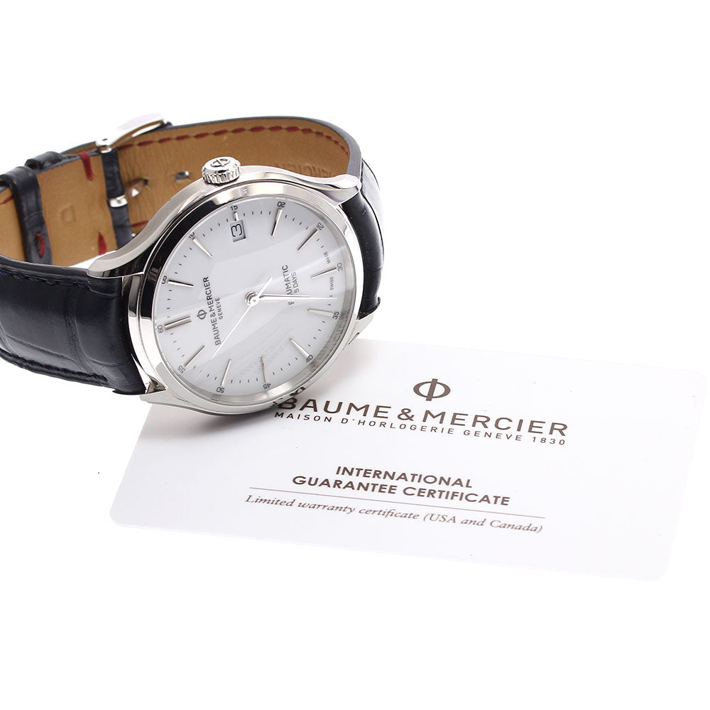 Baume & Mercier Clifton Bomatic M0A10398 Date white Dial Automatic Men's Watch_887389