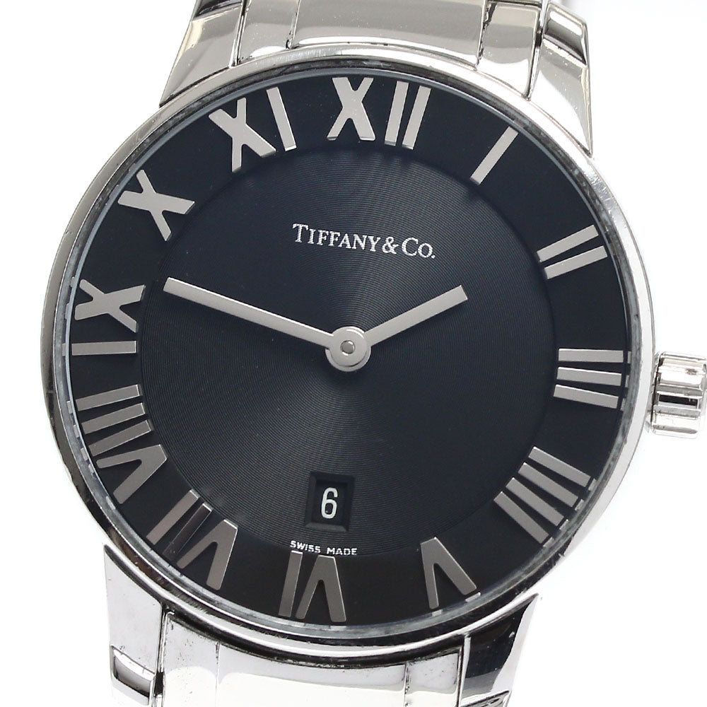 TIFFANY&Co. Atlas Dome Z1830.11.10A10A00A Date black Dial Quartz Ladies_887404