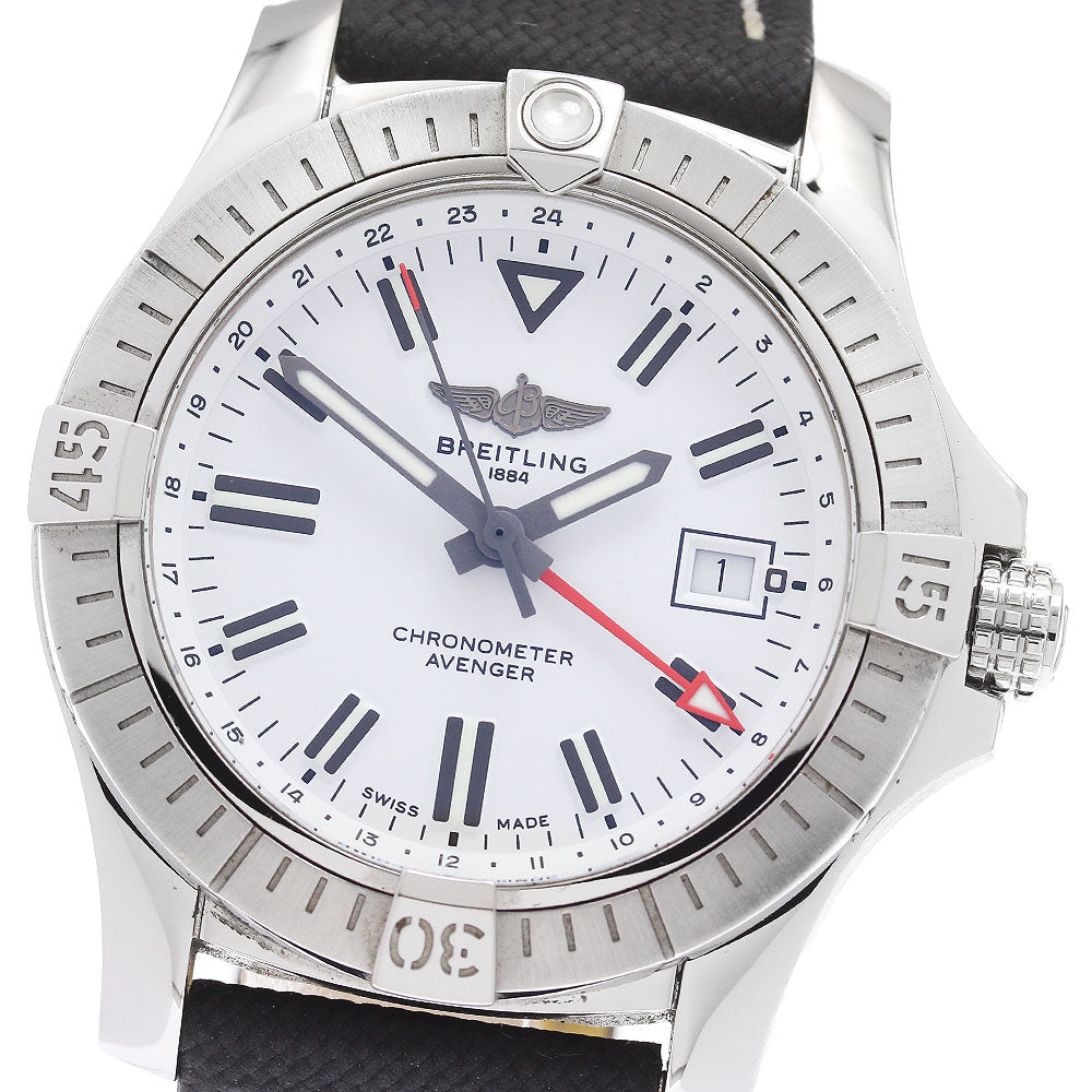 BREITLING Avenger Automatic 43 A32397 GMT date white Dial Automatic Men's_887416