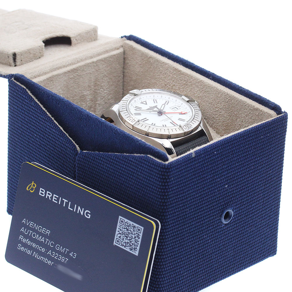 BREITLING Avenger Automatic 43 A32397 GMT date white Dial Automatic Men's_887416