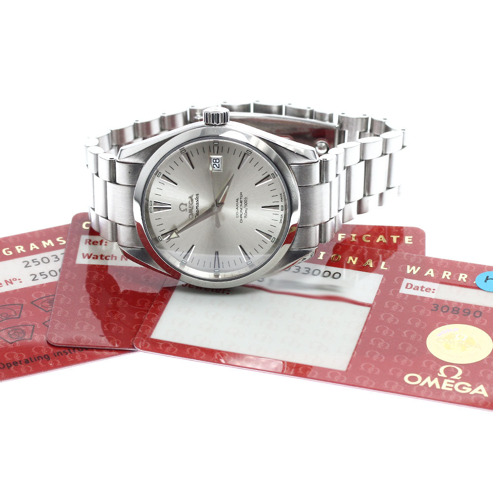 OMEGA Seamaster Aqua Terra 2503.30 Date Silver Dial Automatic Men's Watch_887424