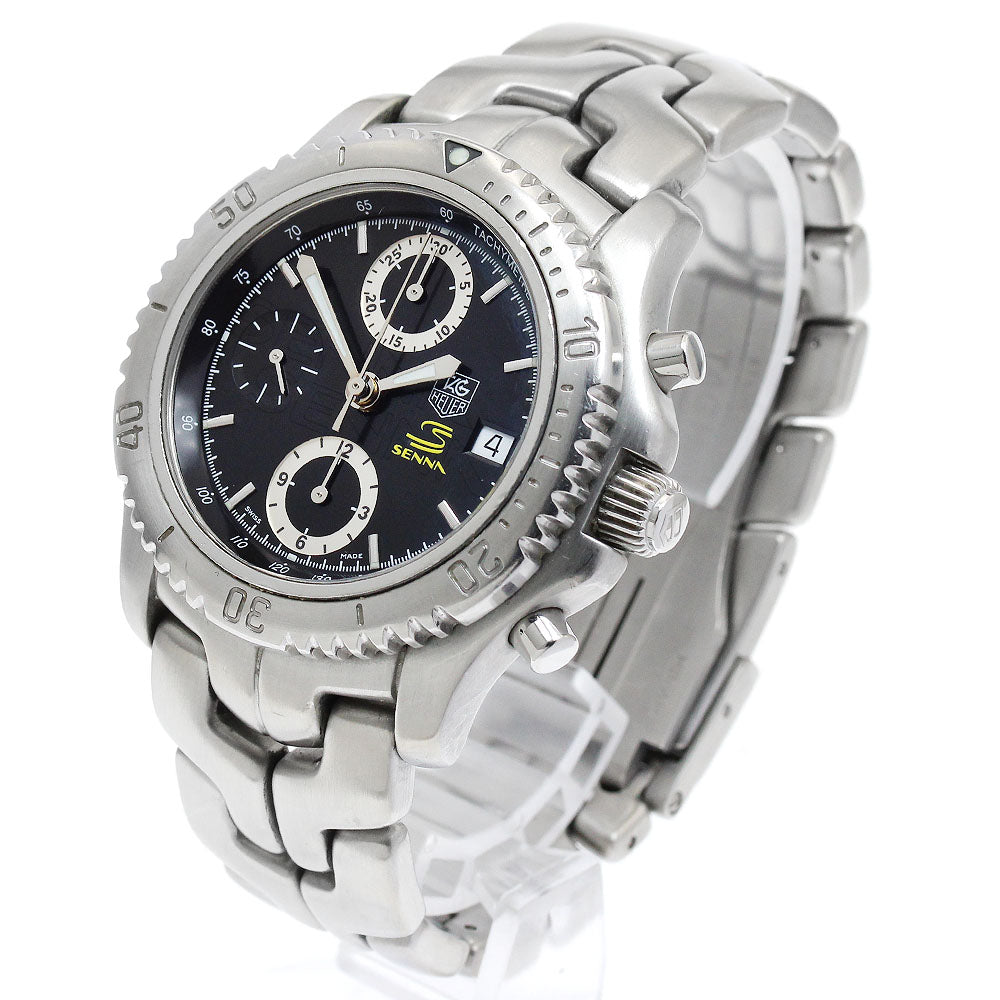 TAG HEUER Link Ayrton Senna CT5114 Chronograph black Dial Automatic Men's_887426