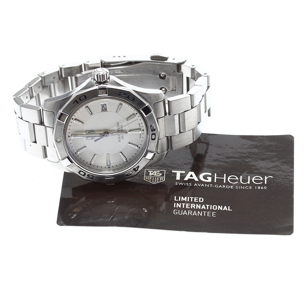 TAG HEUER Aqua racer WAP1111.BA0831 Date Silver Dial Quartz Men's Watch_887438
