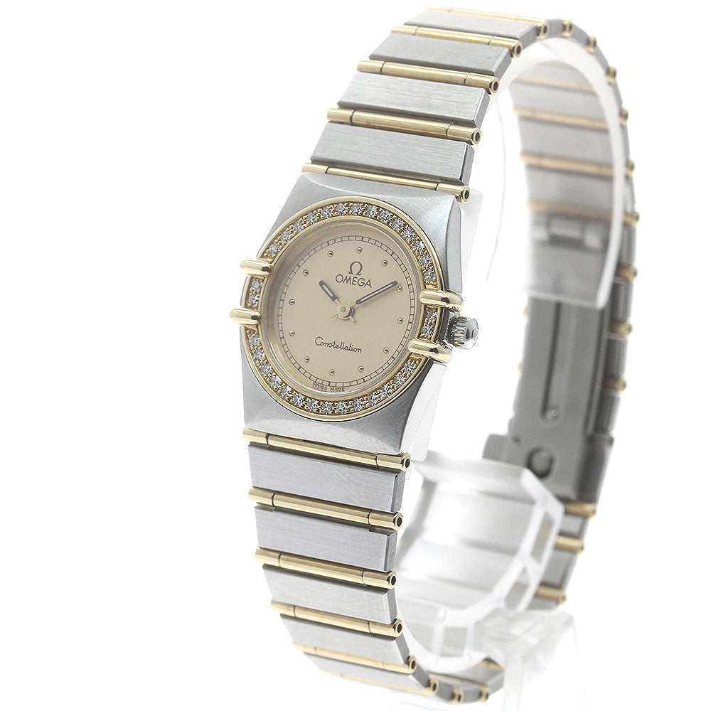 OMEGA Constellation Mini 1267.10 diamond bezel full bar Quartz Ladies_887445