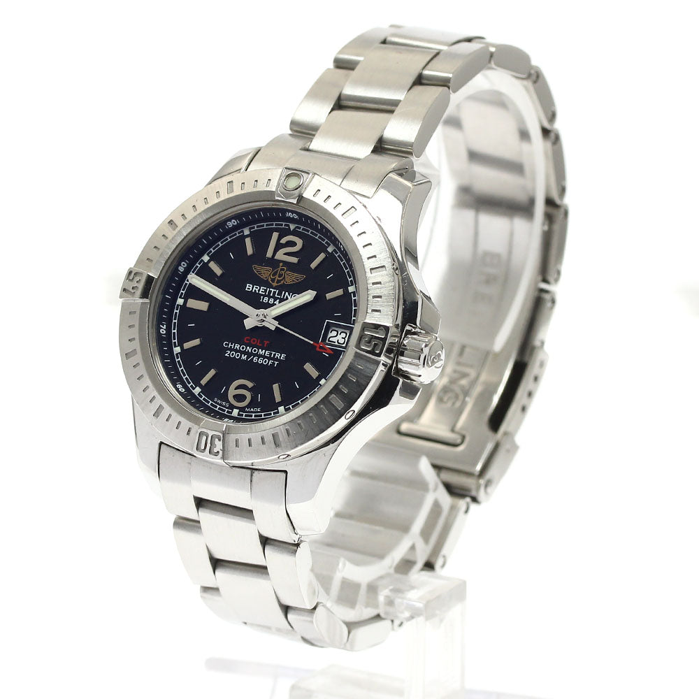 BREITLING Colt Lady A77388 Date Black Dial Quartz Ladies Watch_887446