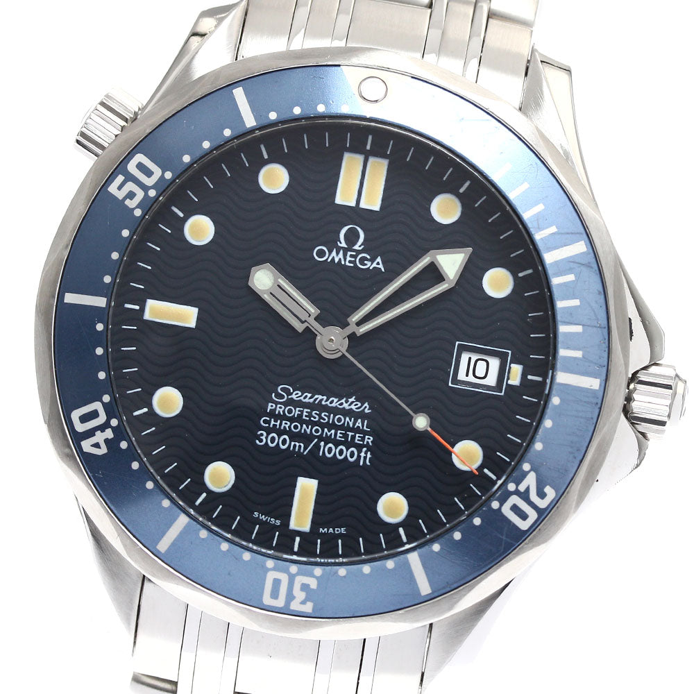 OMEGA Seamaster300 2531.80 Date Navy Dial Automatic Men's Watch_887454