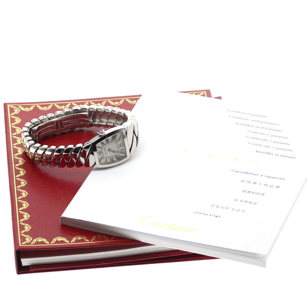 CARTIER Ladonia SM W660012I Silver Dial Quartz Ladies Watch_887488
