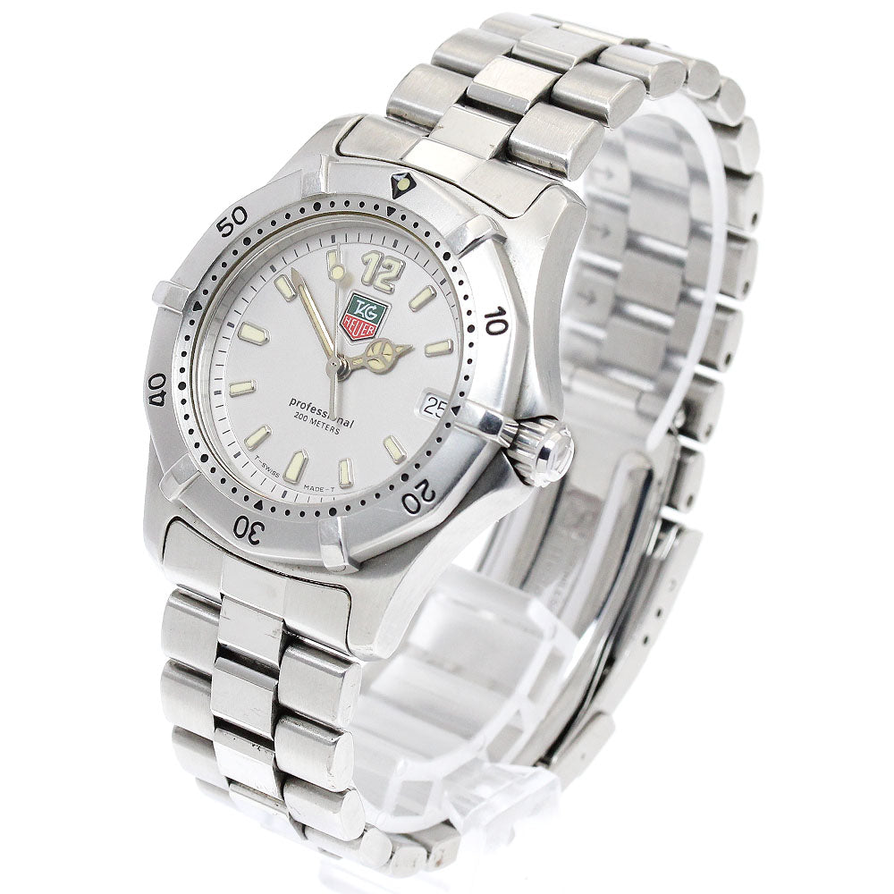TAG HEUER 2000 series WK1212 Date Silver Dial Quartz Boy's Watch_887495