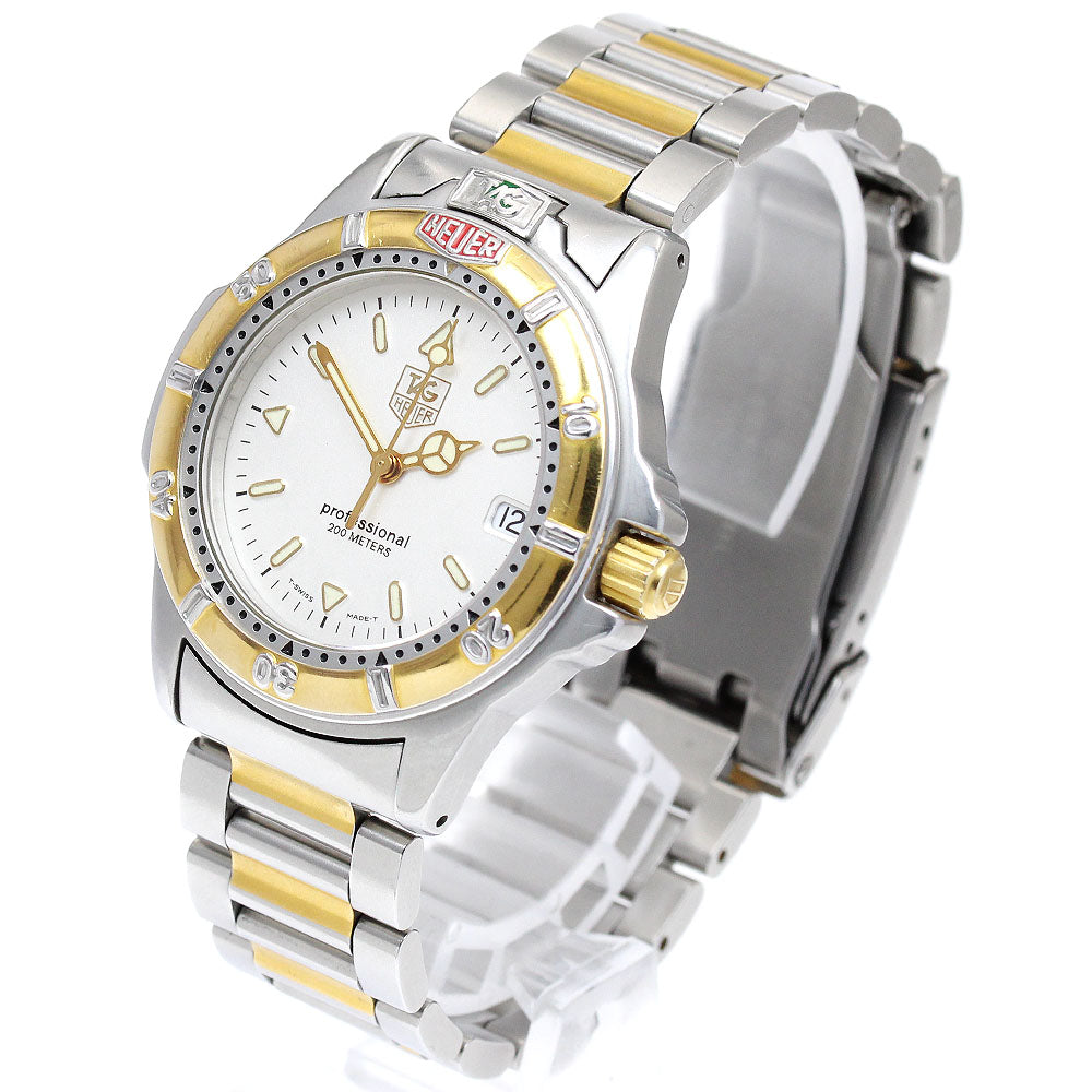 TAG HEUER Professional 200 WF1220-K0 Date Silver Dial Quartz Boy's Watch_887496