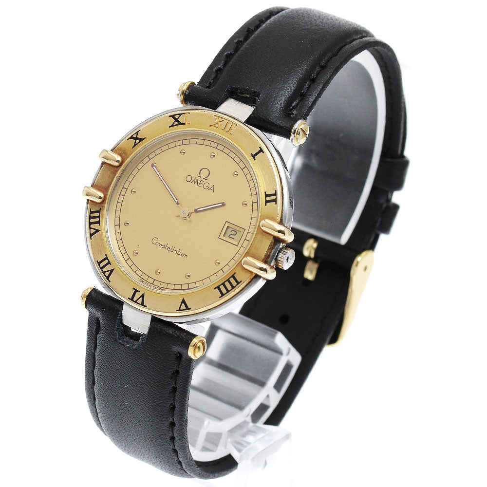 OMEGA Constellation gold Dial Quartz Men's Watch_887544