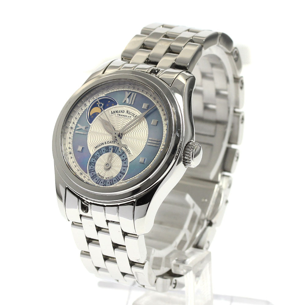 ARMAND NICOLET Tramelan AN9151-A Moon phase Silver / shell Dial Automatic Men's Watch_887792