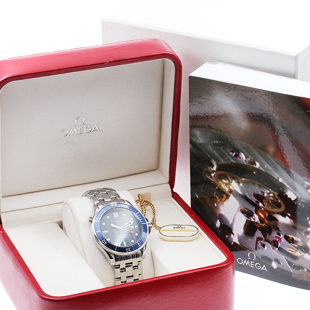 OMEGA Seamaster300 2541.80 Date Navy Dial Quartz Men's Watch_887878