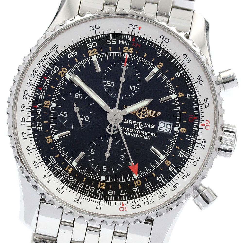 BREITLING Navitimer World A24322 Chronograph GMT Automatic Men's_887885