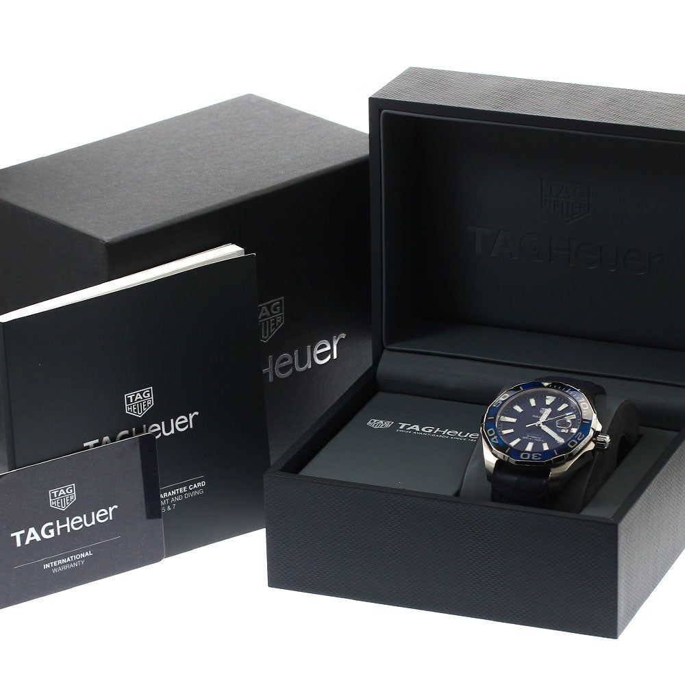 TAG HEUER Aqua racer WAY201P Caliber 5 blue Dial Automatic Men's Watch_887886
