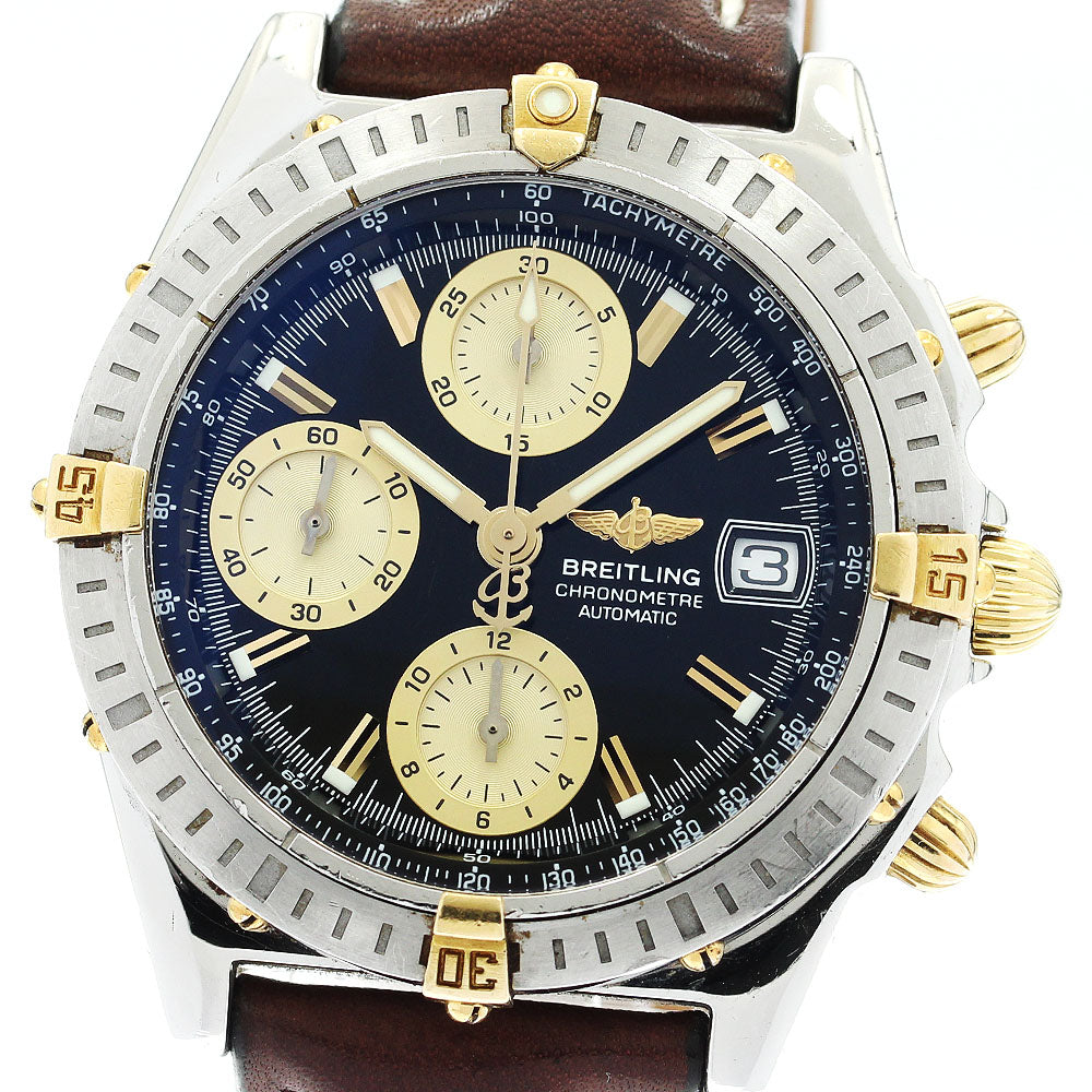 BREITLING Chronomat Bikoro B13352 Date Black / gold Dial Automatic Men's_887889