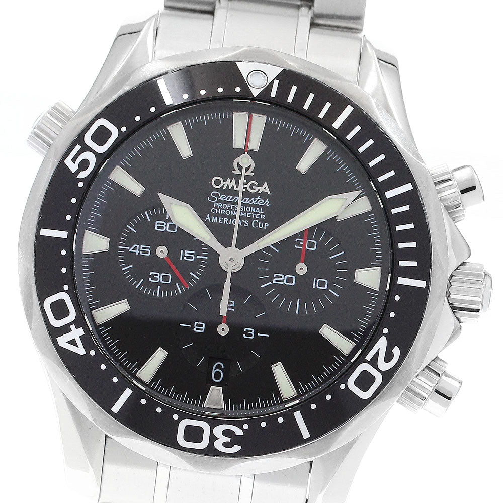 OMEGA Seamaster300 2594.50 Chronograph Date black Dial Automatic Men's_887900