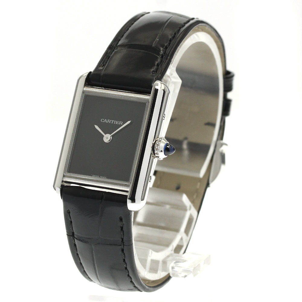 CARTIER tank mast SM WSTA0071 black Dial Quartz Ladies Watch_887903