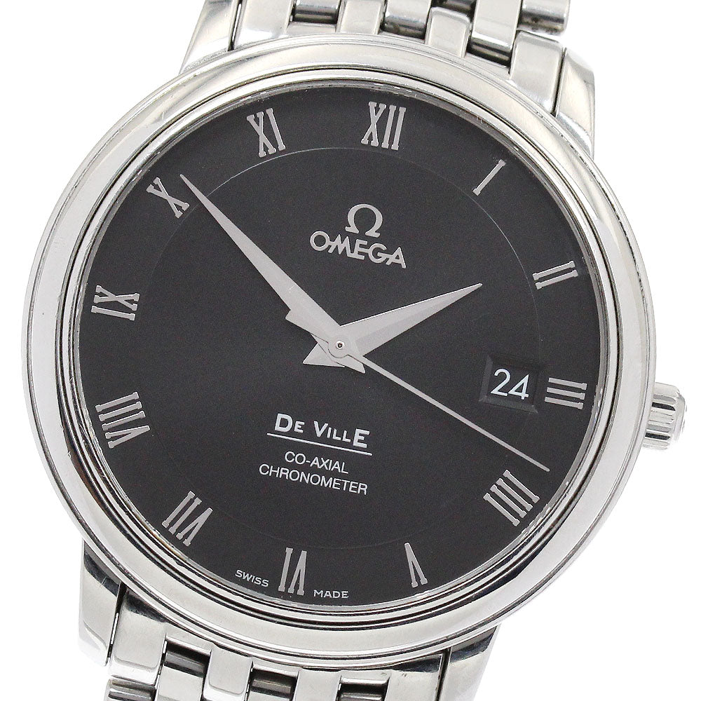 OMEGA De Ville Prestige Coaxial 4574.50 Date black Dial Automatic Men's_887945