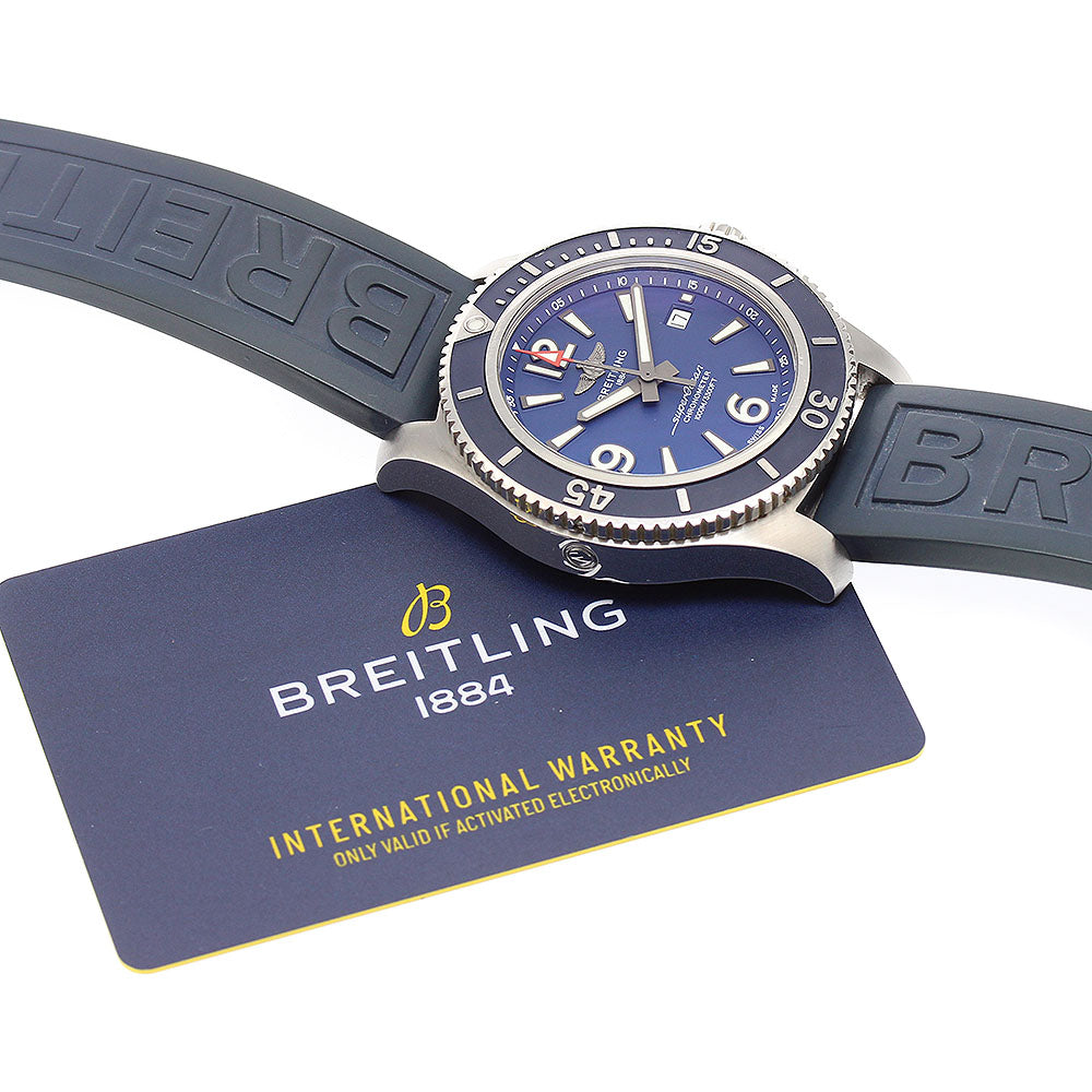 BREITLING Super Ocean 44 A17367 Date blue Dial Automatic Men's Watch_887958
