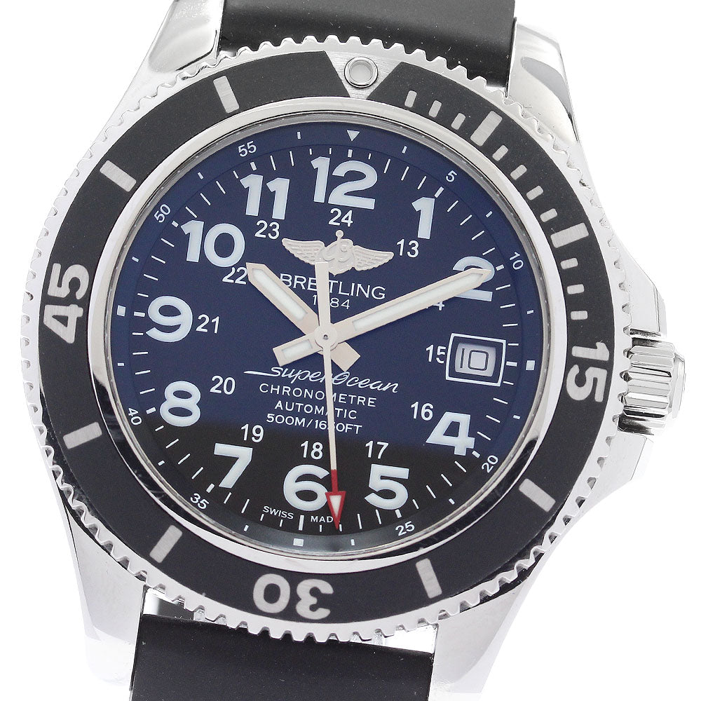 BREITLING Super Ocean II 42 A17365 Date black Dial Automatic Men's Watch_887990