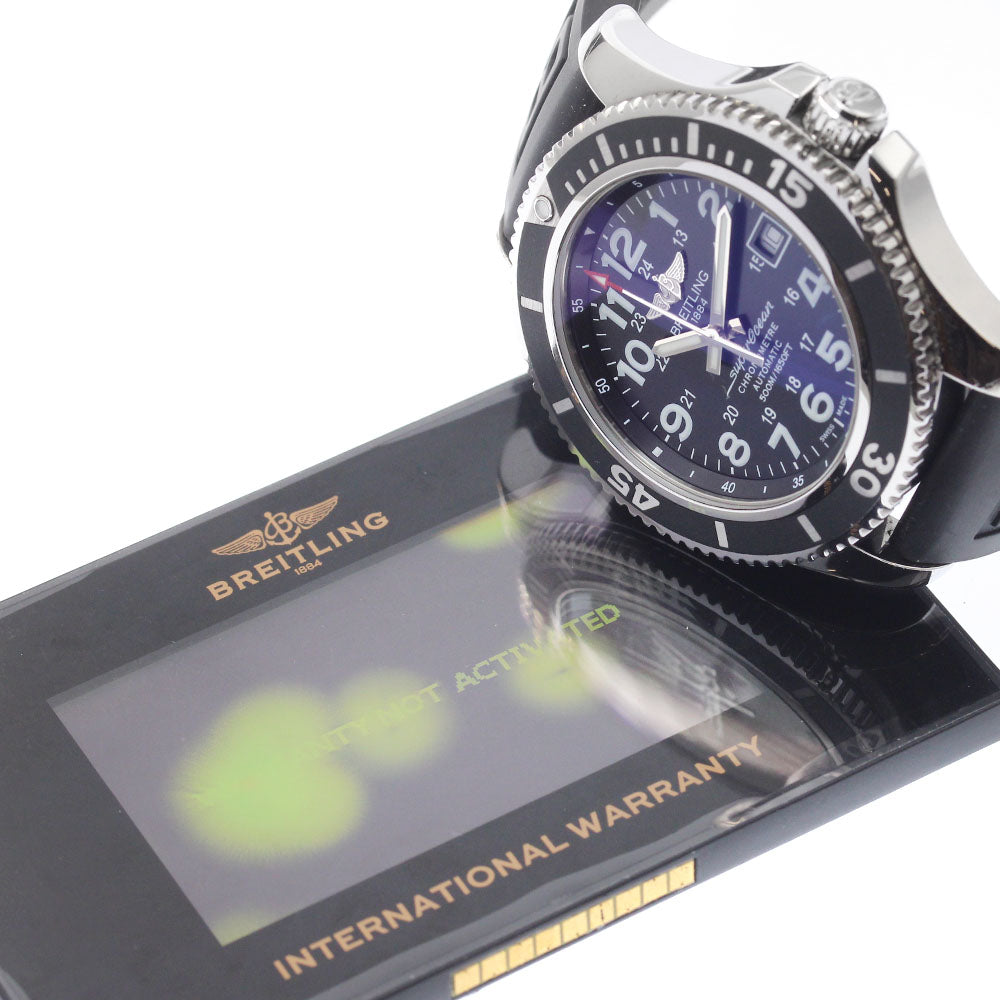 BREITLING Super Ocean II 42 A17365 Date black Dial Automatic Men's Watch_887990